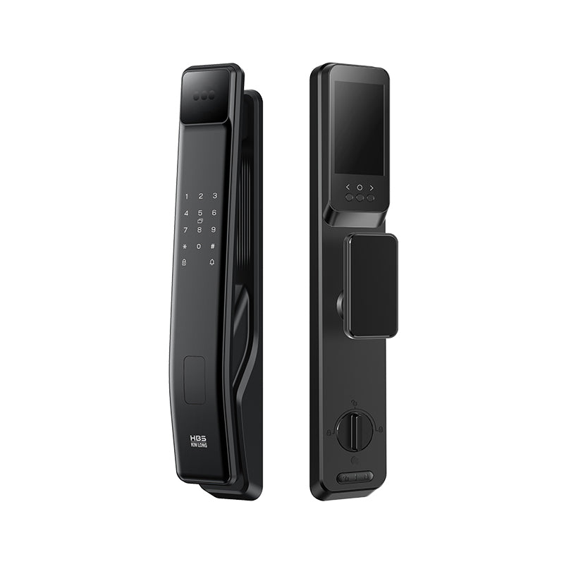 Four-in-One Face Recognition Smart Lock with Digital Door Viewer